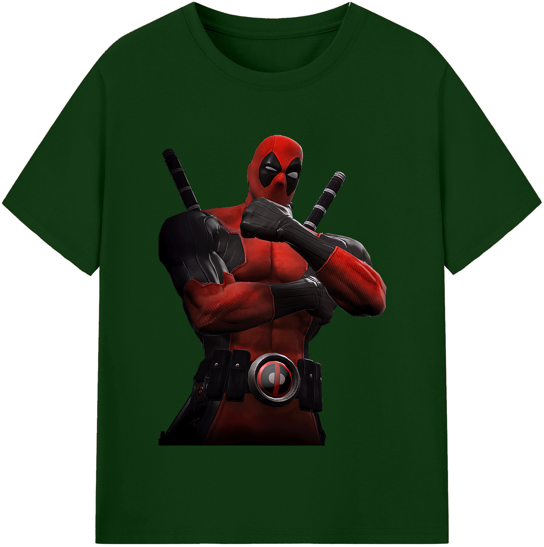 （画像用） Deadpool デッドプール 綿100％半袖Tシャツ（フロントプリント）